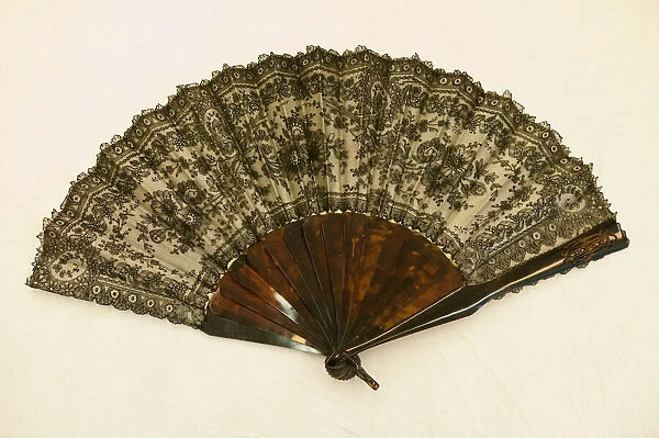 Fan, France, 1860  /  70. Creator: Unknown