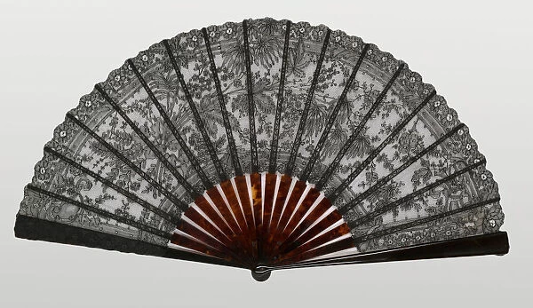 Fan, France, 1870  /  1890. Creator: Unknown