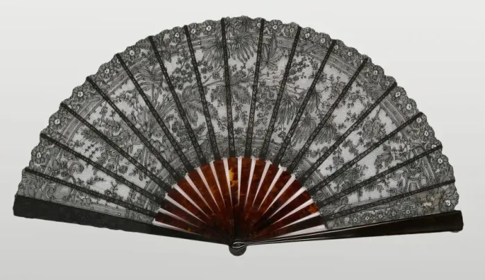 Framed Print : Fan, France, 1870 / 1890. Creator: Unknown Framed Print : Fan, France, 1870 / 1890. Creator: Unknown