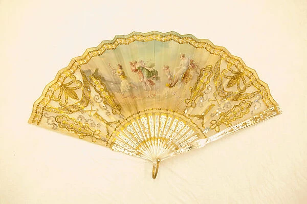 Fan, France, c. 1880. Creator: Unknown