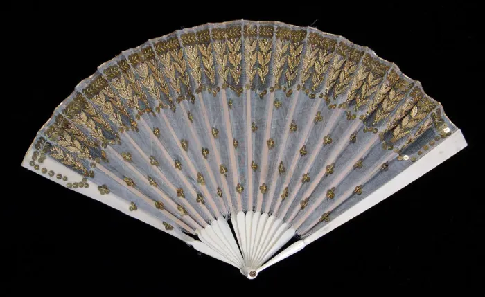 Framed Print : Fan, French, 1800-1815. Creator: Unknown Framed Print : Fan, French, 1800-1815. Creator: Unknown