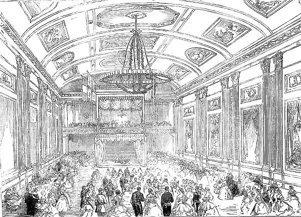 The Fancy Dress Ball of the Royal Academy of Music at the Hanover-Square Rooms, 1856. Creator: Unknown