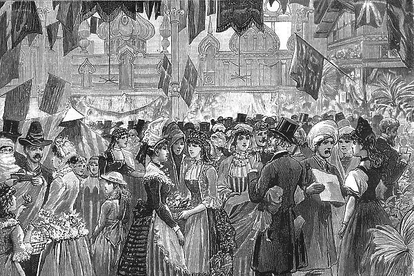 Fancy Fair at the Athenaeum, Camden Road, in aid of the North West London Hospital, 1886. Creator: Unknown