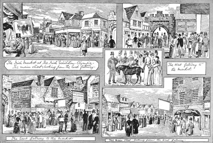 Framed Print : The Fancy Fair at the Irish Exhibition, Olympia, 1888. Creator: Unknown Framed Print : The Fancy Fair at the Irish Exhibition, Olympia, 1888. Creator: Unknown
