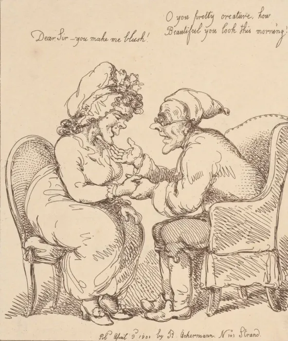 Framed Print : Fancy, July 20, 1801. July 20, 1801. Creator: Thomas Rowlandson Framed Print : Fancy, July 20, 1801. July 20, 1801. Creator: Thomas Rowlandson