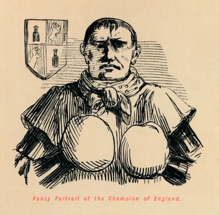 Framed Print : Fancy Portrait of the Champion of England, c1860, (c1860). Artist: John Leech Framed Print : Fancy Portrait of the Champion of England, c1860, (c1860). Artist: John Leech