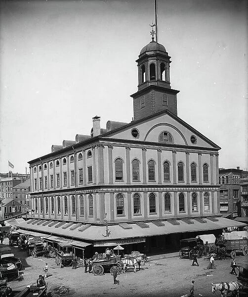 Faneuil Hall, Boston, Mass. between 1890 and 1906. Creator: Unknown