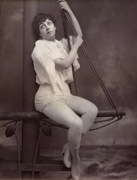 Fannie Leslie, British singer and actress, 1882
