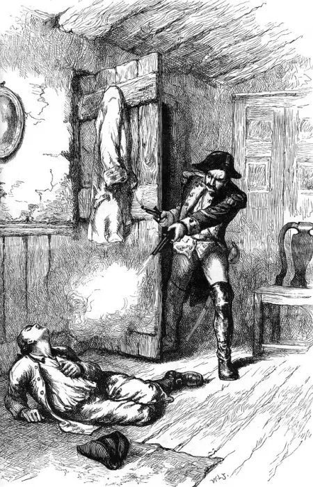 Framed Print : Fannins atrocity: murder of an American planter, c late 18th century (c1880) Framed Print : Fannins atrocity: murder of an American planter, c late 18th century (c1880)