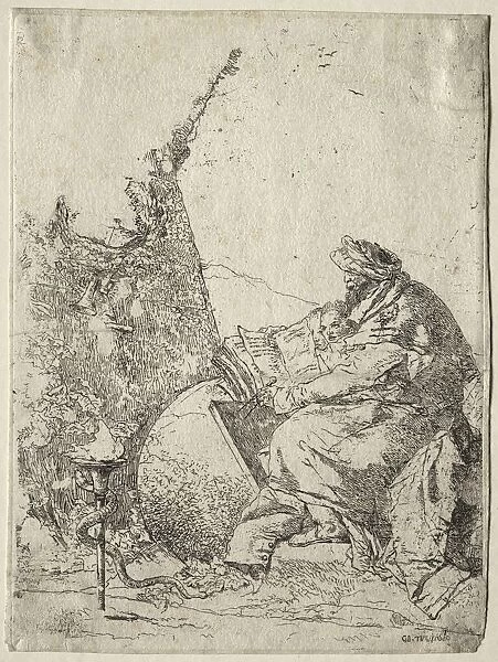 Fantasies: The Philosopher. Creator: Giovanni Battista Tiepolo (Italian, 1696-1770)