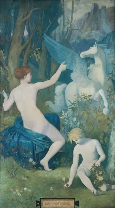 Framed Print : Fantasy, 1866