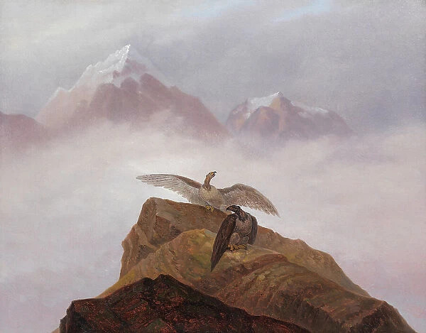 Fantasy of the Alps, 1822. Creator: Carl Gustav Carus