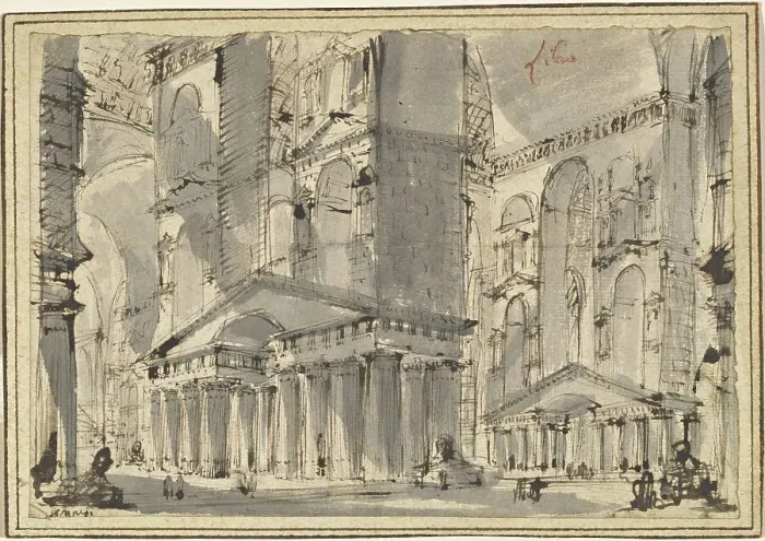 Framed Print : Fantasy of an Ancient Bath, 1755 / 1760. Creator: Giovanni Battista Piranesi Framed Print : Fantasy of an Ancient Bath, 1755 / 1760. Creator: Giovanni Battista Piranesi