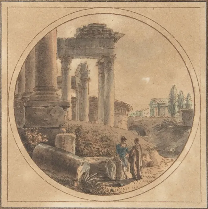 Framed Print : Fantasy View of the Roman Forum, n. d Creator: Victor Jean Nicolle Framed Print : Fantasy View of the Roman Forum, n. d Creator: Victor Jean Nicolle