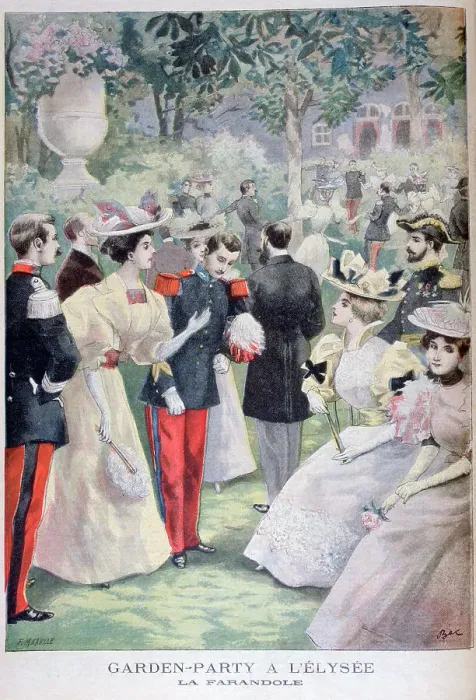 Framed Print : The farandole, 1895. Artist: F Meaulle Framed Print : The farandole, 1895. Artist: F Meaulle