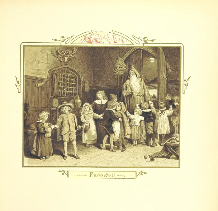 Framed Print : Farewell, 1894. Creator: Eliza F. Manning Framed Print : Farewell, 1894. Creator: Eliza F. Manning
