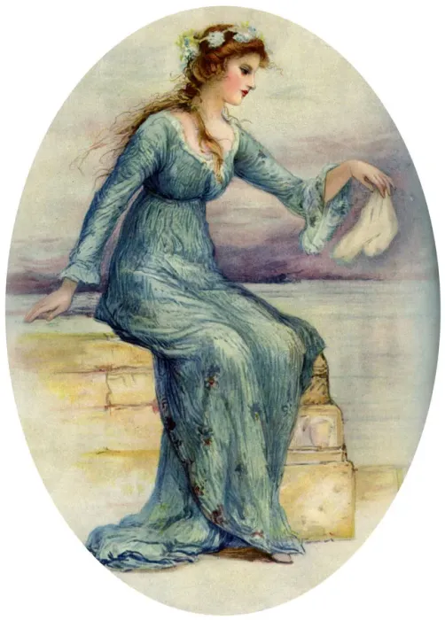 Framed Print : The Farewell, 1906 Framed Print : The Farewell, 1906