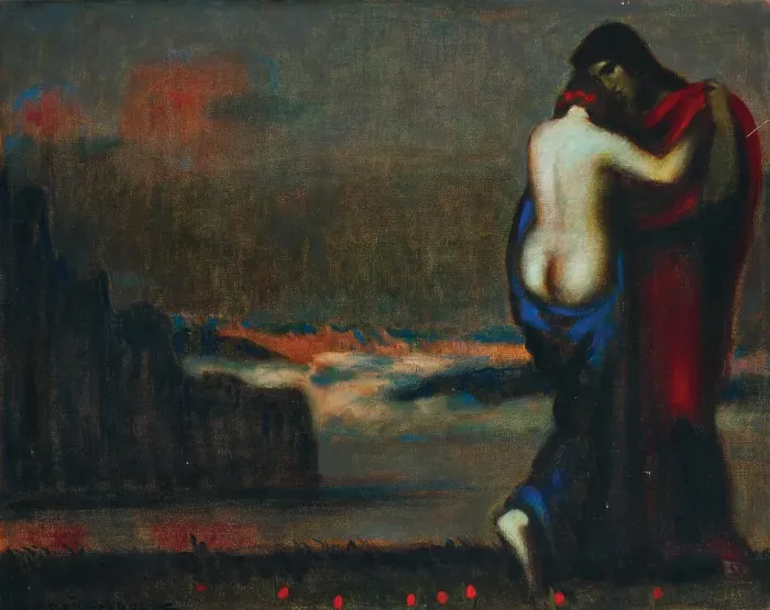 Framed Print : Farewell to Proserpina. Creator: Frey-Moock, Adolf (1881-1954)