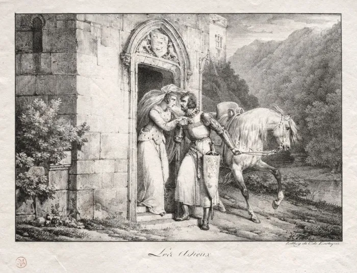 Framed Print : The Farewells. Creator: Horace Vernet (French, 1789-1863) Framed Print : The Farewells. Creator: Horace Vernet (French, 1789-1863)