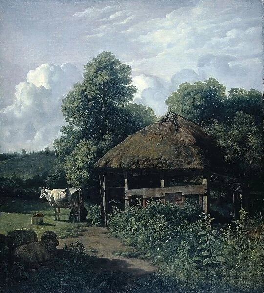 Farm Building in Gelderland, 1805-1810. Creator: Wouter Johannes van Troostwijk