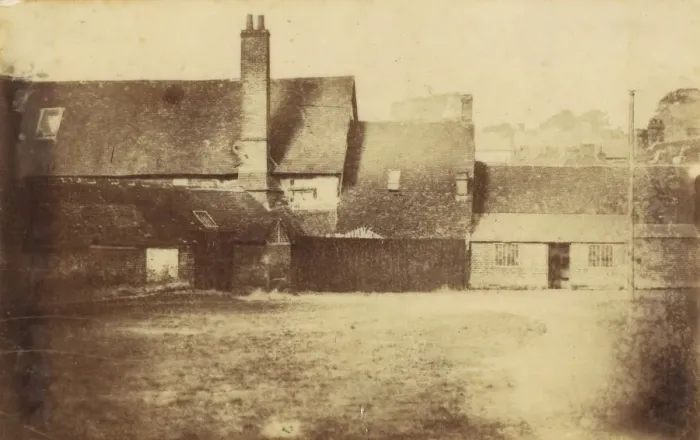 Framed Print : Farm Buildings, 1850s. Creator: Unknown Framed Print : Farm Buildings, 1850s. Creator: Unknown