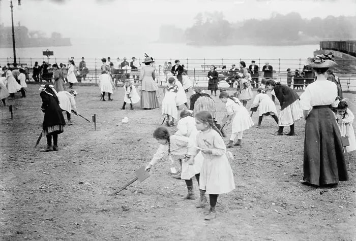 Framed Print : Farm for children, N.Y.C. between c1910 and c1915. Creator: Bain News Service Framed Print : Farm for children, N.Y.C. between c1910 and c1915. Creator: Bain News Service