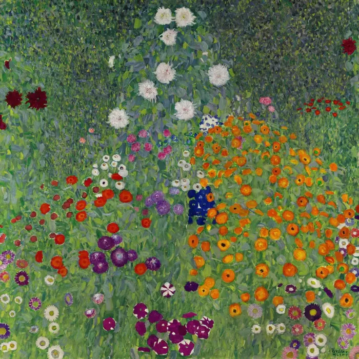 Framed Print : Farm Garden (Flower Garden), 1907. Creator: Klimt, Gustav (1862-1918) Framed Print : Farm Garden (Flower Garden), 1907. Creator: Klimt, Gustav (1862-1918)