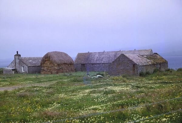 Farm near St. Magnus Church, Isle of Egilsay, Orkney, Scotland, 20th century. Artist: CM Dixon