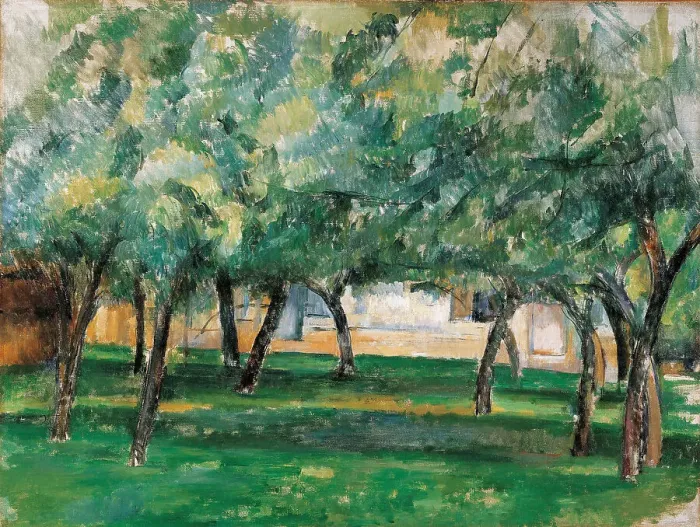 Framed Print : Farm in Normandy, 1885-1886. Artist: Cezanne, Paul (1839-1906) Framed Print : Farm in Normandy, 1885-1886. Artist: Cezanne, Paul (1839-1906)