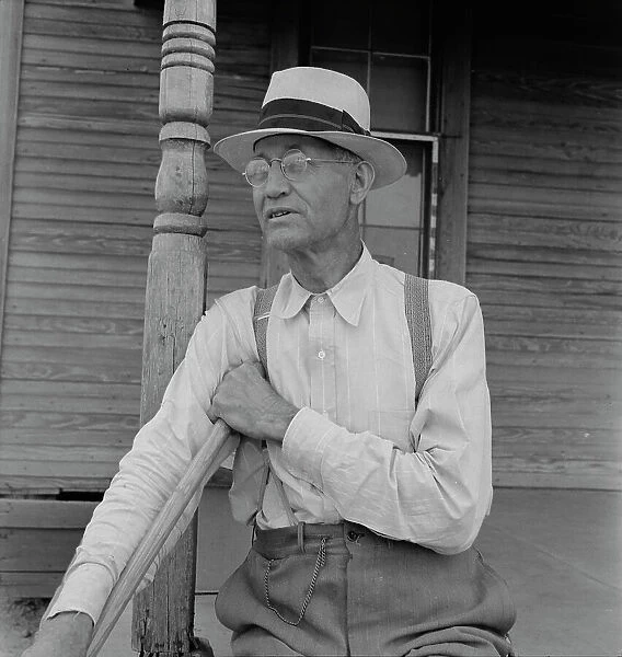Farm owner near Memphis, Texas, 1937. Creator: Dorothea Lange