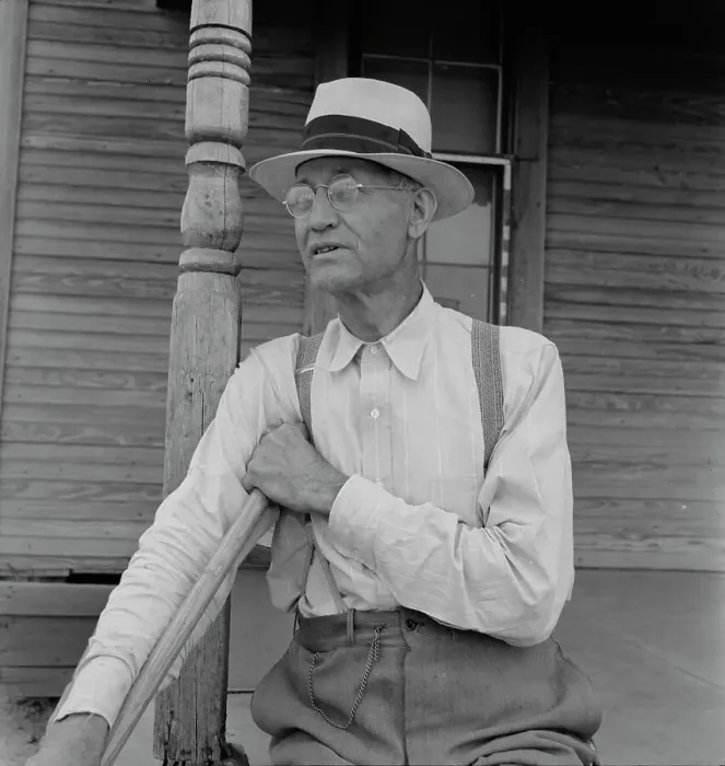 Framed Print : Farm owner near Memphis, Texas, 1937. Creator: Dorothea Lange Framed Print : Farm owner near Memphis, Texas, 1937. Creator: Dorothea Lange