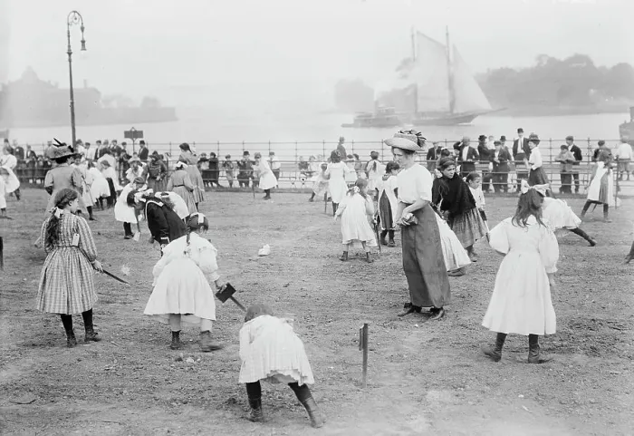 Framed Print : Farm for school children, N.Y.C. between c1910 and c1915. Creator: Bain News Service Framed Print : Farm for school children, N.Y.C. between c1910 and c1915. Creator: Bain News Service