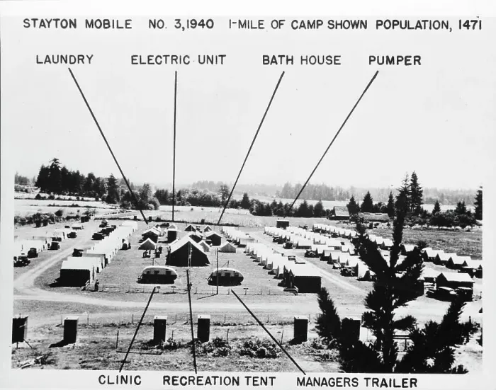 Framed Print : Farm Security Administration camp, Klamath Falls, Oregon, 1941. Creator: Dorothea Lange Framed Print : Farm Security Administration camp, Klamath Falls, Oregon, 1941. Creator: Dorothea Lange