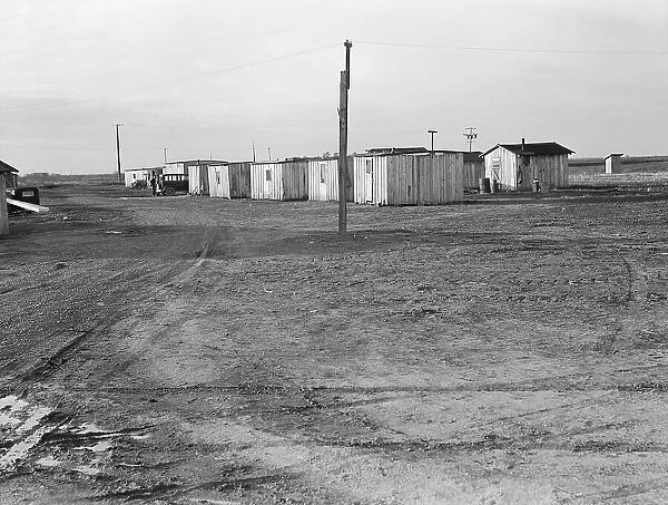Farm Security Administration (FSA) temporary camp for migrants, Gridley, California, 1939. Creator: Dorothea Lange