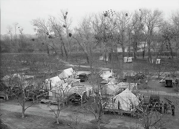 Farm Security Administration (FSA) temporary camp for migrants, Gridley, California, 1939. Creator: Dorothea Lange