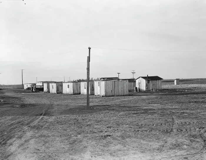 Framed Print : Farm Security Administration (FSA) temporary camp for migrants, Gridley, California, 1939 Creator: Dorothea Lange