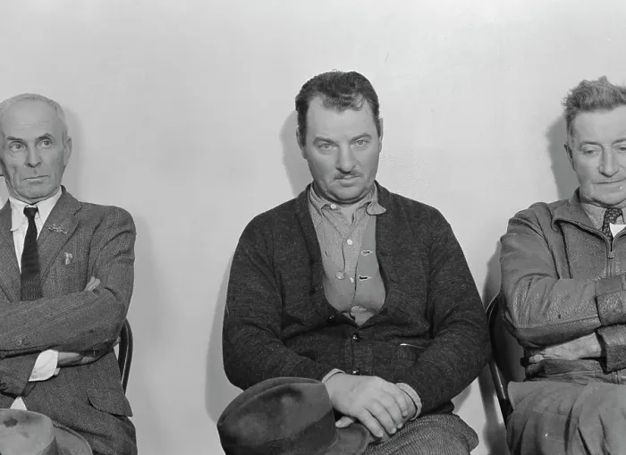 Framed Print : Farm Security clients during applications for aid under Tenant Purchase Act, Stockton, CA, 1938. Creator: Dorothea Lange Framed Print : Farm Security clients during applications for aid under Tenant Purchase Act, Stockton, CA, 1938. Creator: Dorothea Lange