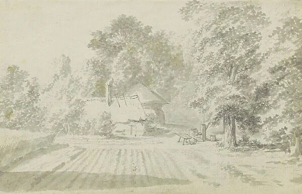 Farm in the woods, 1783. Creator: Johannes Huibert Prins