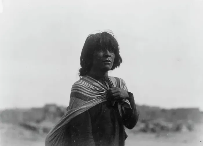 Framed Print : The farmer, c1905. Creator: Edward Sheriff Curtis Framed Print : The farmer, c1905. Creator: Edward Sheriff Curtis