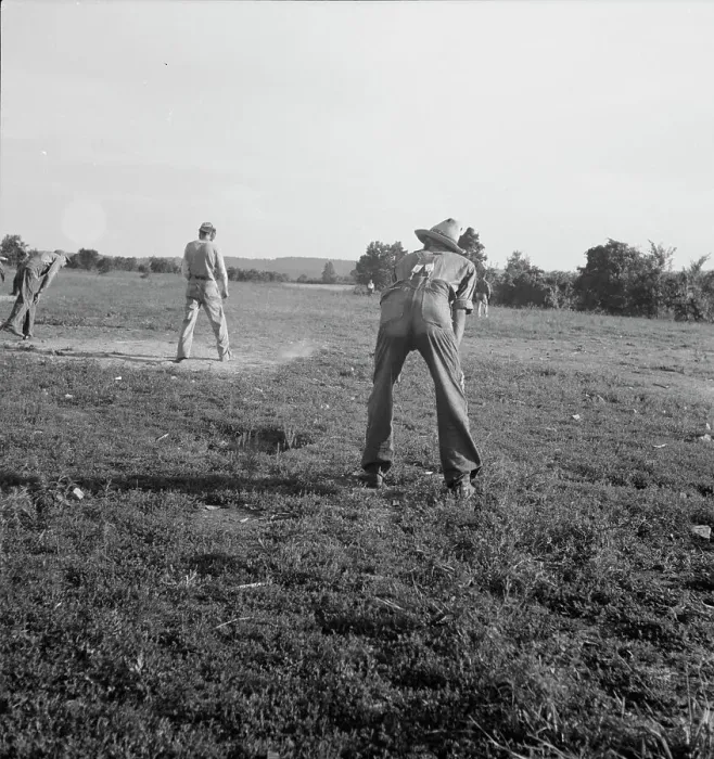 Framed Print : Farmers baseball game in the country... near Mountain Home, northern Arkansas, 1938. Creator: Dorothea Lange Framed Print : Farmers baseball game in the country... near Mountain Home, northern Arkansas, 1938. Creator: Dorothea Lange