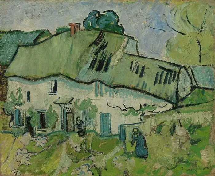 Framed Print : Farmhouse, 1890. Creator: Gogh, Vincent, van (1853-1890) Framed Print : Farmhouse, 1890. Creator: Gogh, Vincent, van (1853-1890)