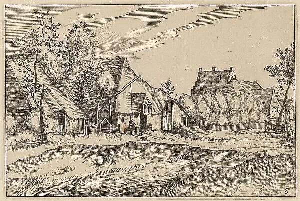 Farms in a Village, published 1612. Creator: Claes Jansz Visscher