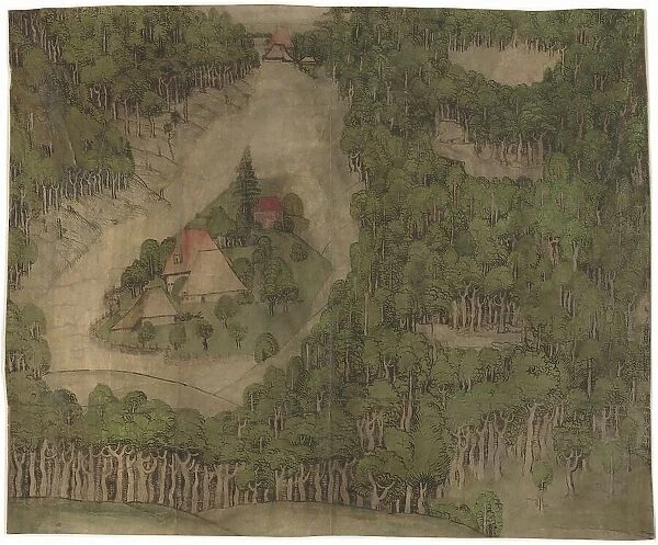 A Farmstead in a Wood, 1500 / 1510. Creator: Unknown