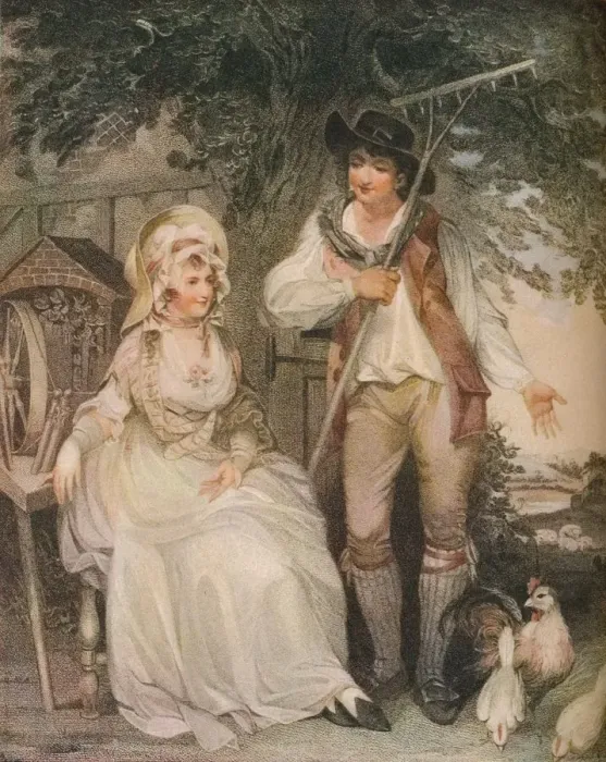 Framed Print : The Farmyard, c1797. Artist: William Nutter Framed Print : The Farmyard, c1797. Artist: William Nutter