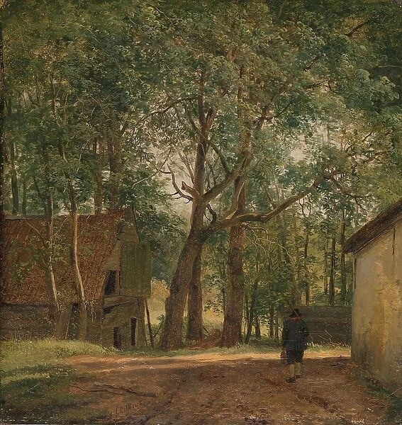 Farmyard, c.1820-c.1830. Creator: Andreas Schelfhout