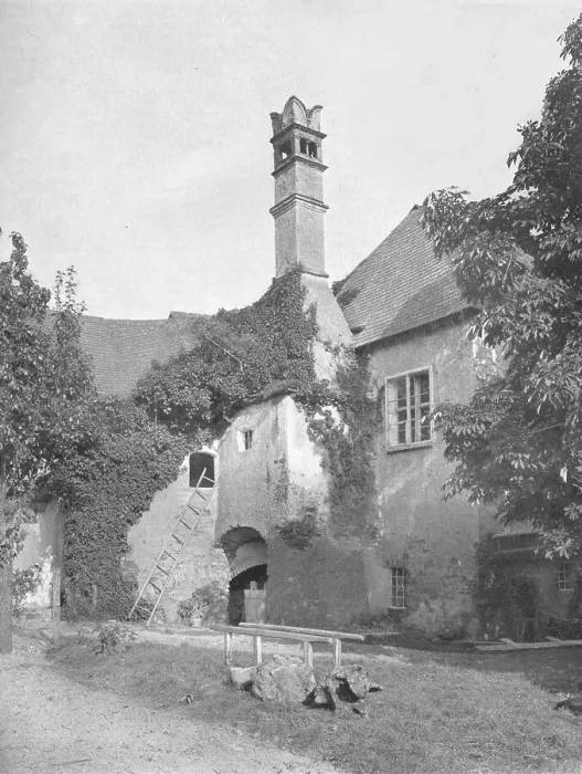 Framed Print : Farmyard in Lower Austria, 1910. Artists: Konrad Heller, C Angerer & Goschl Framed Print : Farmyard in Lower Austria, 1910. Artists: Konrad Heller, C Angerer & Goschl