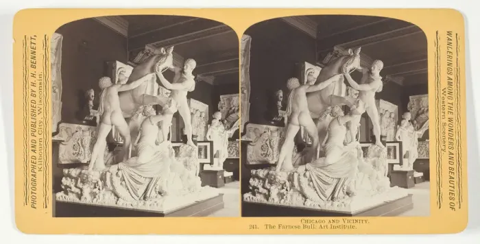 Framed Print : The Farnese Bull; Art Institute, 1893. Creator: Henry Hamilton Bennett Framed Print : The Farnese Bull; Art Institute, 1893. Creator: Henry Hamilton Bennett