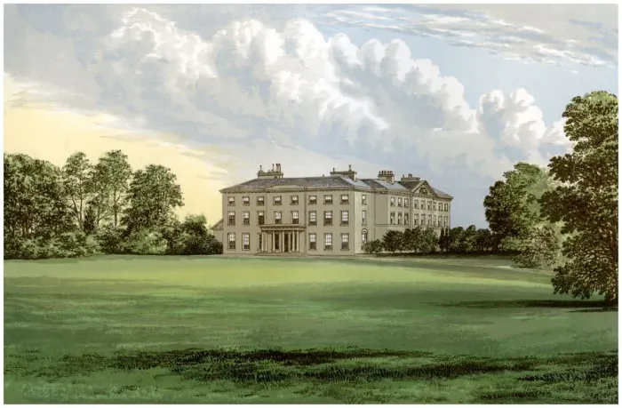 Framed Print : Farnham Lodge, County Cavan, Ireland, home of Lord Farnham, c1880 Framed Print : Farnham Lodge, County Cavan, Ireland, home of Lord Farnham, c1880