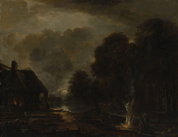 The Farrier, early or mid-1650s. Creator: Aert van der Neer