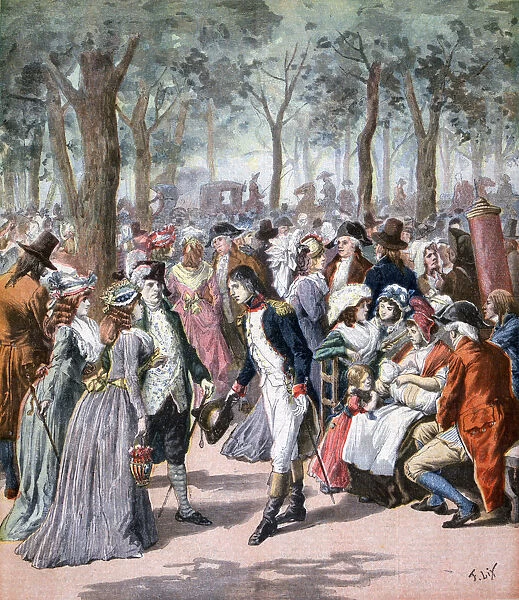 The fashion in 1794, 1894. Artist: Frederic Lix